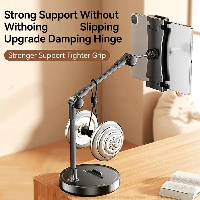 Support de téléphone portable multifonctionnel pour chevet et bureau, idéal pour dortoir, avec fonction de support cantilever au sol
