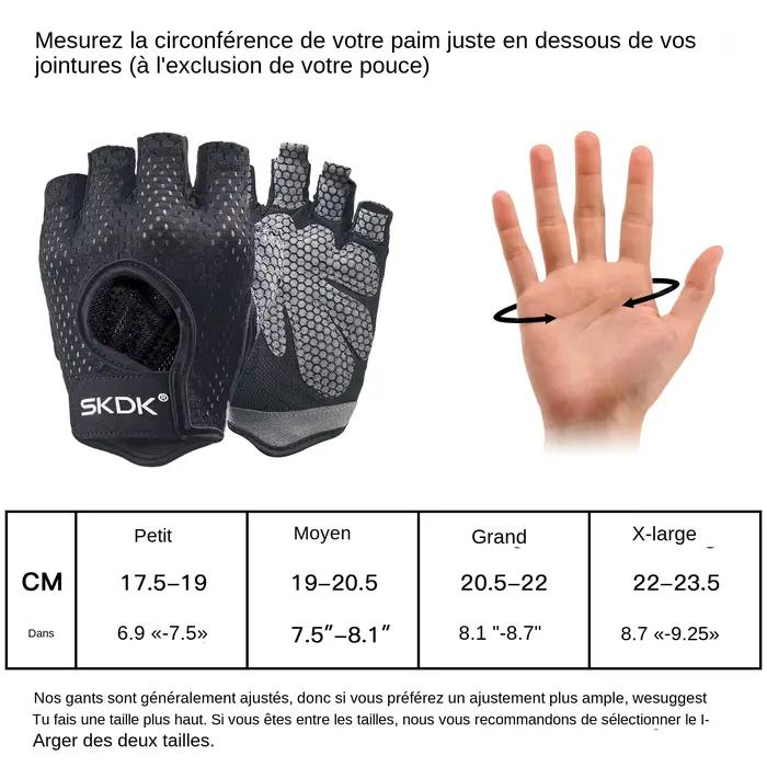 SKDK – gants d'haltérophilie en Silicone