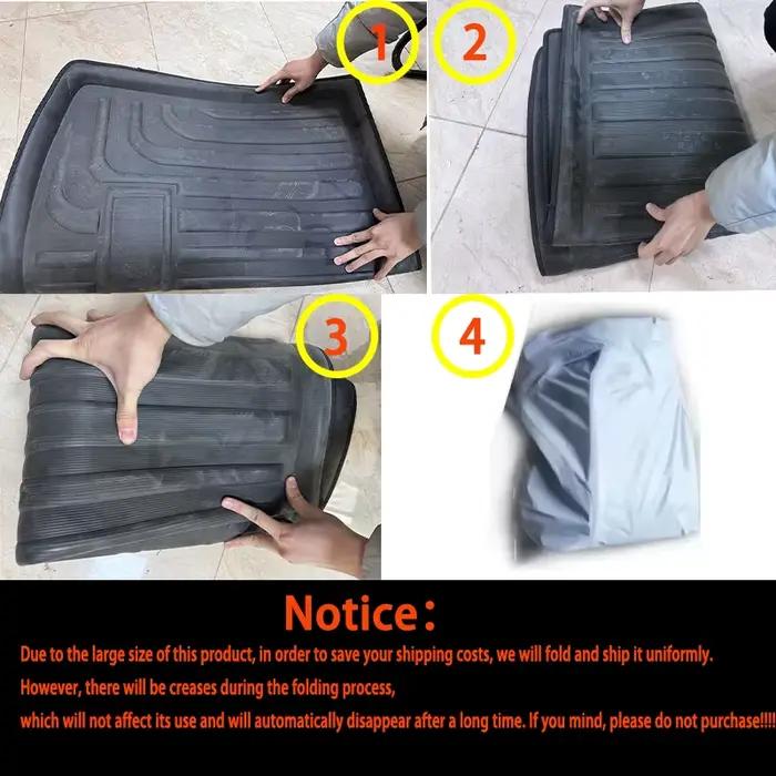 Tapis de coffre arrière de voiture pour Tesla modèle 3 2019-IN 2025 2024, étanche, plateau à bagages, tapis de doublure de sol, accessoires de couverture de chargement