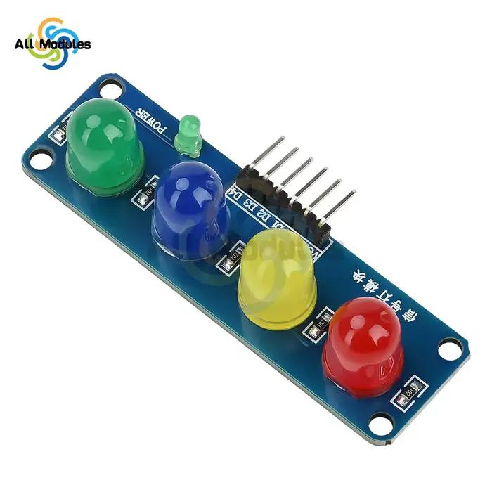 Module d'affichage LED de feu de circulation intégré LED rouge jaune vert bleu pour la fabrication de modèles de système de feu de circulation