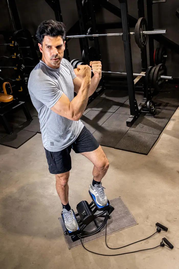 Mini Stepper en ABS et Acier pour Exercices Cardio à Domicile