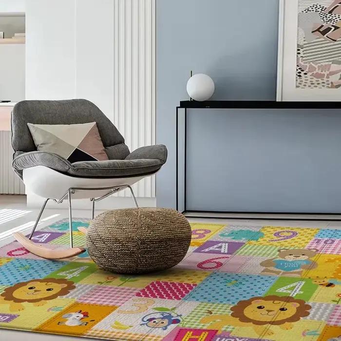 Tapis de jeu pliable pour bébé, tapis éducatif Non toxique pour enfants dans la pépinière, tapis d'escalade pour enfants, jeux d'activités, jouets 180x100