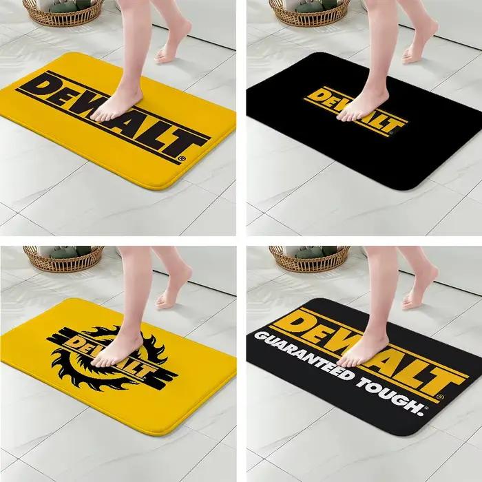 D-Dewalts – tapis antidérapant pour salle de bain, décoration de la maison, tapis de porte d'entrée, résistant aux rayures