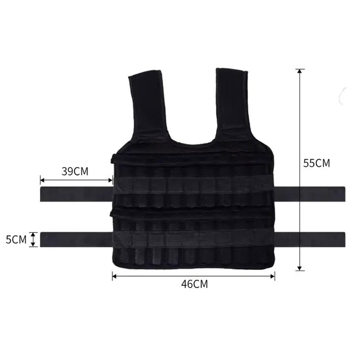 Gilet d'entraînement réglable pour la course et le fitness