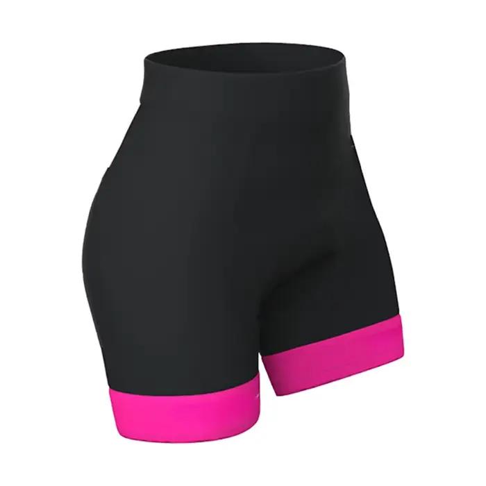 Shorts de cyclisme pour femmes en polyester et lycra, anti-transpiration, protection UV, pour les saisons chaudes et les randonnées à vélo