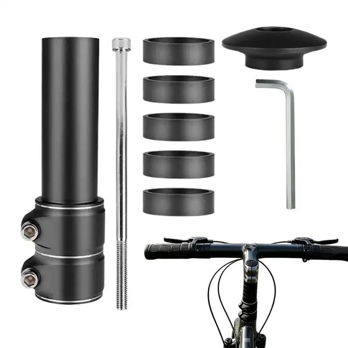 Rehausseur de Guidon Réglable en Alliage d'Aluminium pour Vélo de Route, Vélo de Ville, Cyclisme, Commutation et Tapis Roulant