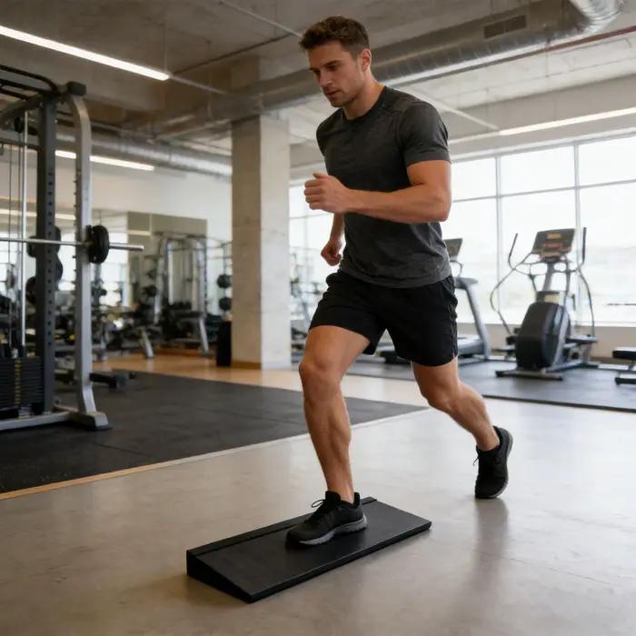 Planche inclinée pour squats