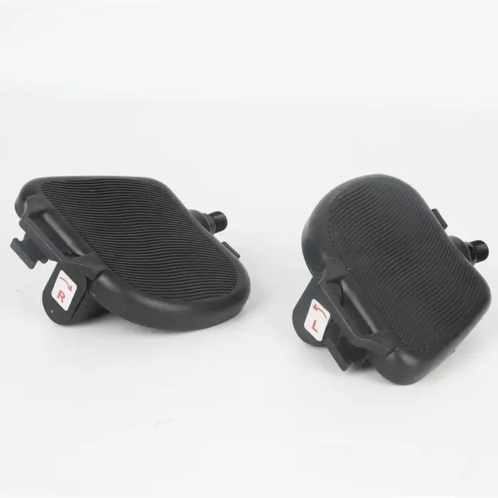 Pédale de vélo large avec sangles de pédales
