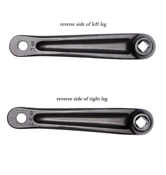 Bras de manivelle de vélo d'exercice électrique 170 mm gauche/droite avec trou diamanté pour moteur central – Composants