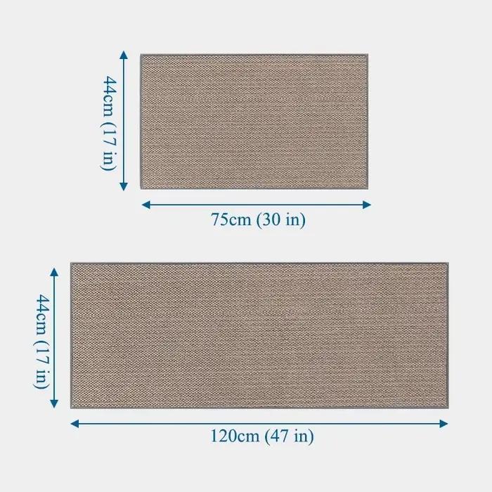 Tapis de cuisine coordonnants lavables absorbants, tapis de sol, tapis de salle de lavage, devant d'évier