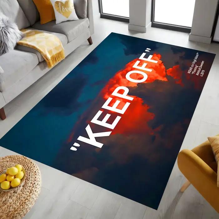 Tapis garde hors nuages, traditionnel abstrait, décoration de maison, moderne et populaire, antidérapant