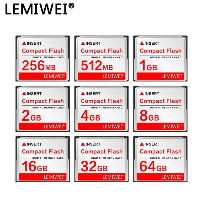 Carte mémoire Flash compacte 100%, capacité réelle, pour appareil photo, 256 mo, 512 mo, 1 go, 2 go, 4 go, 8 go, 16 go, 32 go, 64 go, carte CF haute vitesse