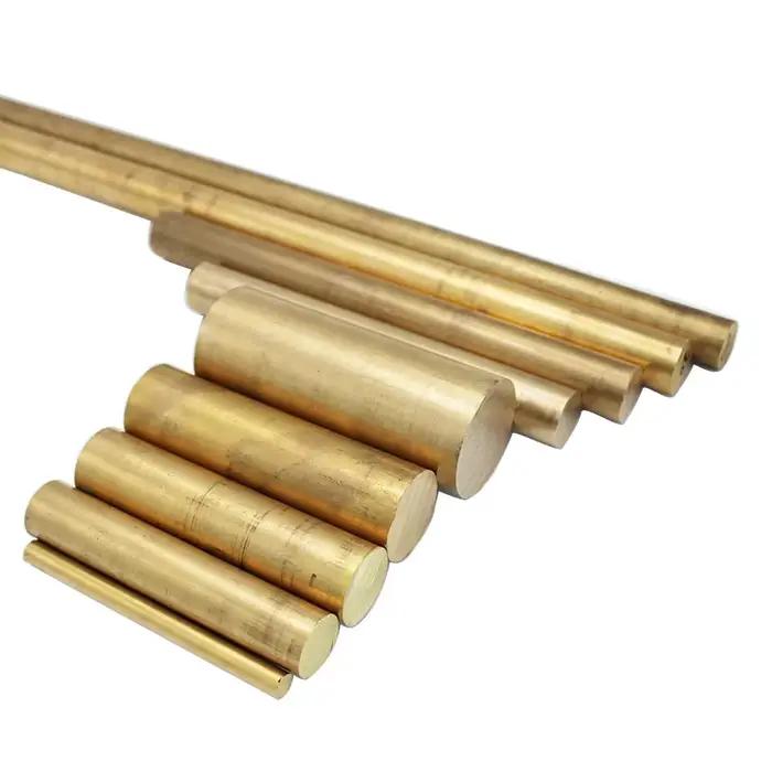 Tiges en laiton diamètre 1mm à 120mm longueur 100mm 250mm 500mm barre ronde en laiton