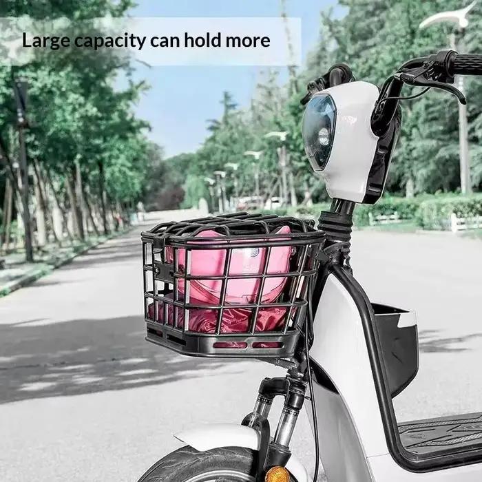 Nouveau panier avant noir pour vélo