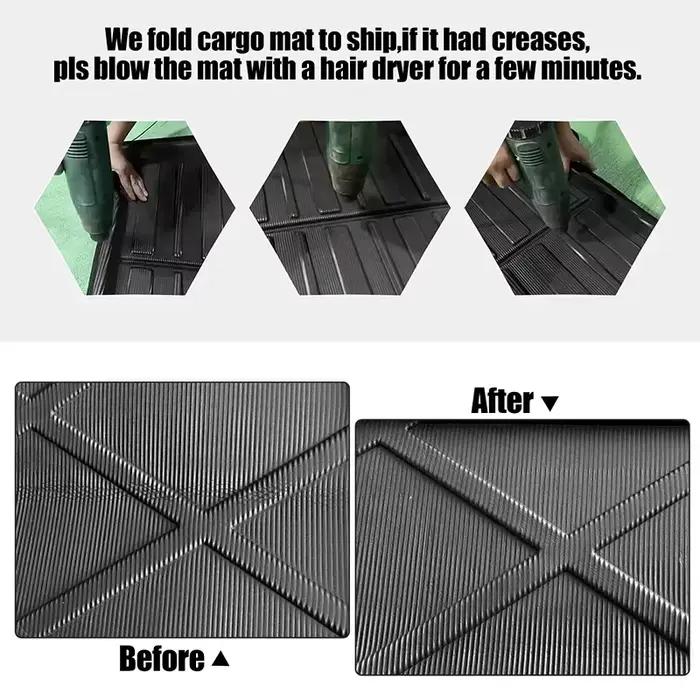 Tapis de coffre arrière de voiture pour Tesla modèle 3 2019-IN 2025 2024, étanche, plateau à bagages, tapis de doublure de sol, accessoires de couverture de chargement