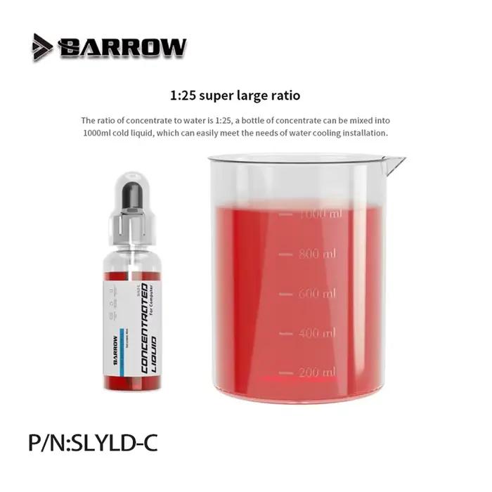 Barrow SLYLD-C spécial liquide de refroidissement à eau concentré liquide thermique dionisé anti-corrosion pour ordinateur PC 40ML