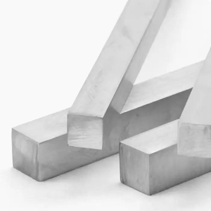 Barre plate carrée en alliage d'aluminium 6061