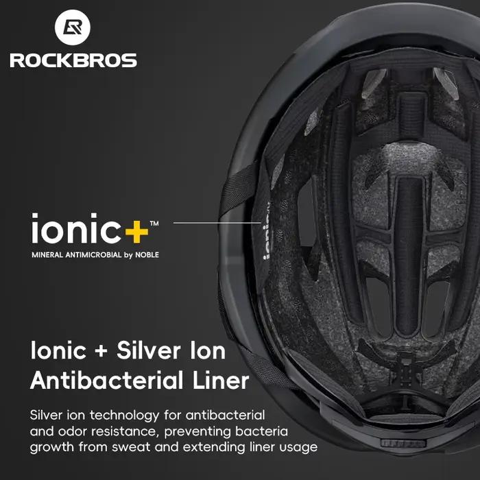 ROCKBROS-Casque de vélo pour homme et femme, VTT, sécurité routière, moulé intégralement, ultraléger