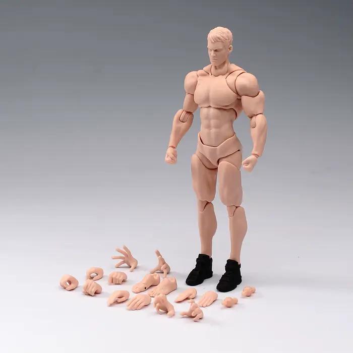 Jouets à vent 1/12 Muscle masculin fort corps articulé Super Flexible 16 cm homme figurine modèle de