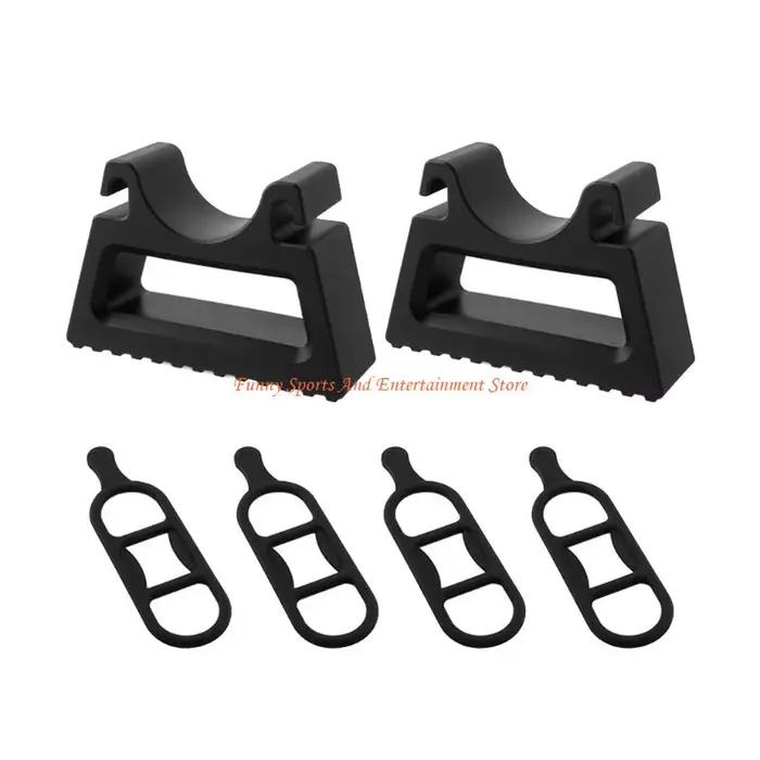 C4DE 6 pièces stabilisateurs guidon vélo Support durabilité Installation rapide