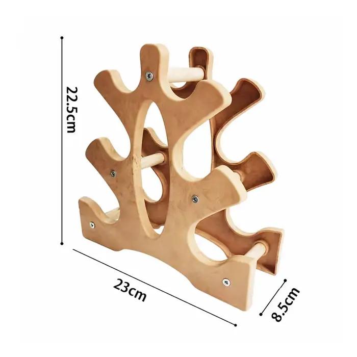 Nouveau support de rangement pour haltères à 3 niveaux, robuste, pour la musculation et la salle de