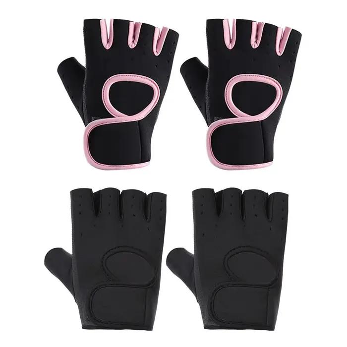 WePackage-Gants de levage demi-doigts pour hommes et femmes, gants de fitness respirants, coussin de