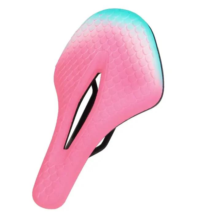 Perfection rose! Siège de vélo dégradé pour femme – Amortissant et respirant