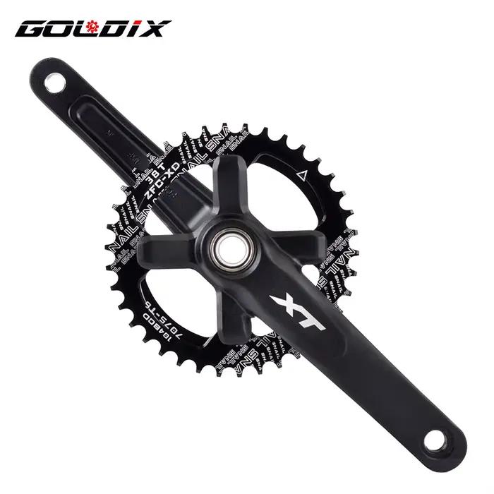 XT – pédalier de vélo en alliage d'aluminium, 104BCD, 170mm, 175mm, noir, rond, ovale, 32T, 34T, 36T