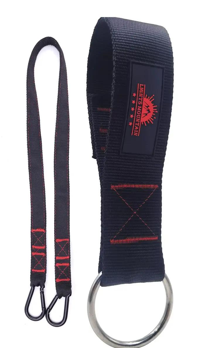 WePackage-Ceinture de levage à double couche avec mousquetons, sangle de sangle, accessoires de fitn