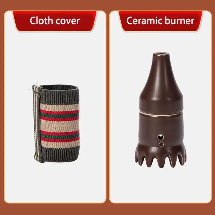Brûleur de Moxibustion à 12 Dents pour Dragage des d'œuvre diens, Thérapie de Soins Moxa, Grattage e