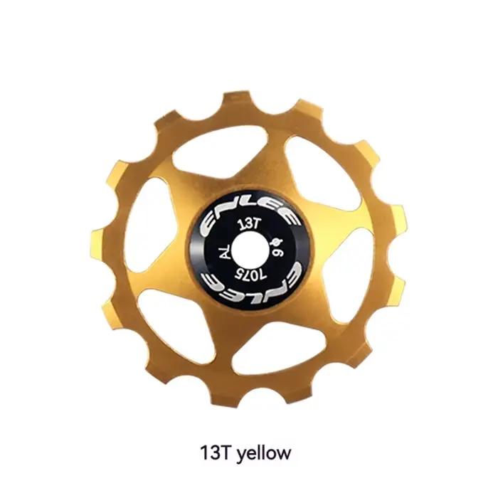 ENLEE vélo en alliage d'aluminium roue de guidage poulie dérailleur arrière 11T 13T Guide vtt roulem