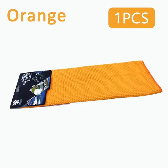 Serviette de lavage de voiture, tissage gaufré, chiffon de nettoyage et de séchage, serviette en mic