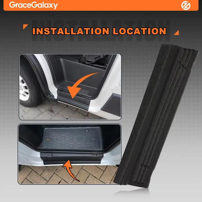1 paire de plaques de seuil de porte pour Fiat Ducato Peugeot Boxer Citroën Jumper 2006-2023, tapis