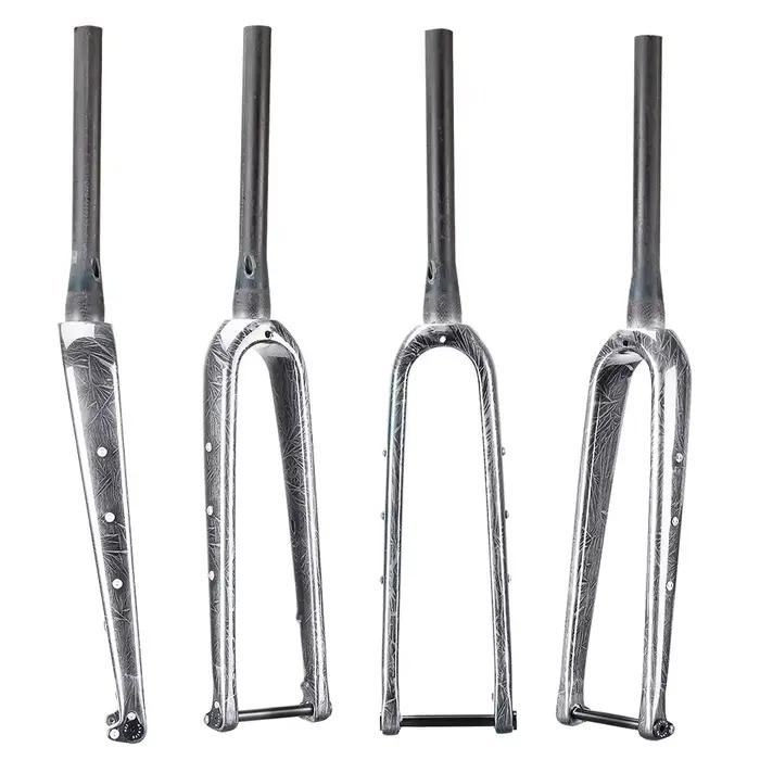 AIRWOLF 700C fourche à gravier frein à disque fourche de vélo de route pneu Max 700 45C ou 27.5*2.1