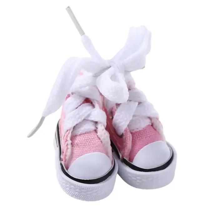 Accessoires fille jouet baskets chaussures 3.5CM chaussures décontractées Mini chaussures BJD poupée