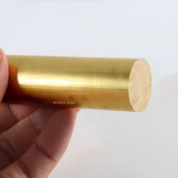 Barre ronde en laiton H59, diamètre 12 mm, 14 mm, 15 mm, 16 mm, 18 mm, 20 mm~50 mm, tige en laiton m