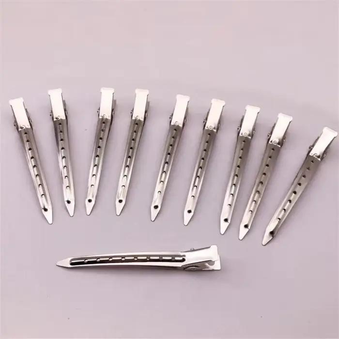 Pinces à cheveux en acier inoxydable pour salon professionnel, outils de coiffure, épingles à cheveu