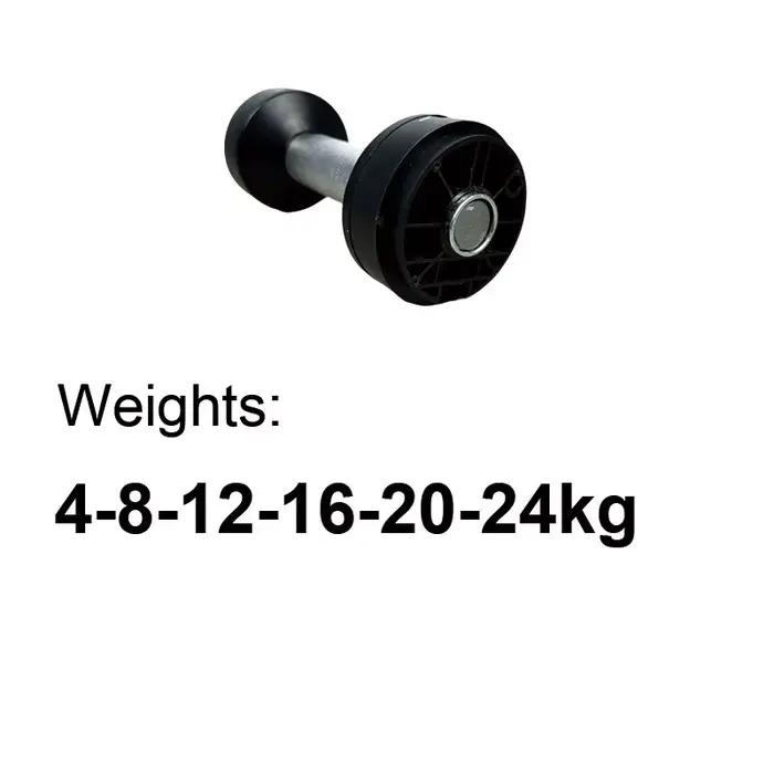 Poignée d'Haltère Réglable, Augmentation de 4kg, 5LB et 2kg, Sélecteur