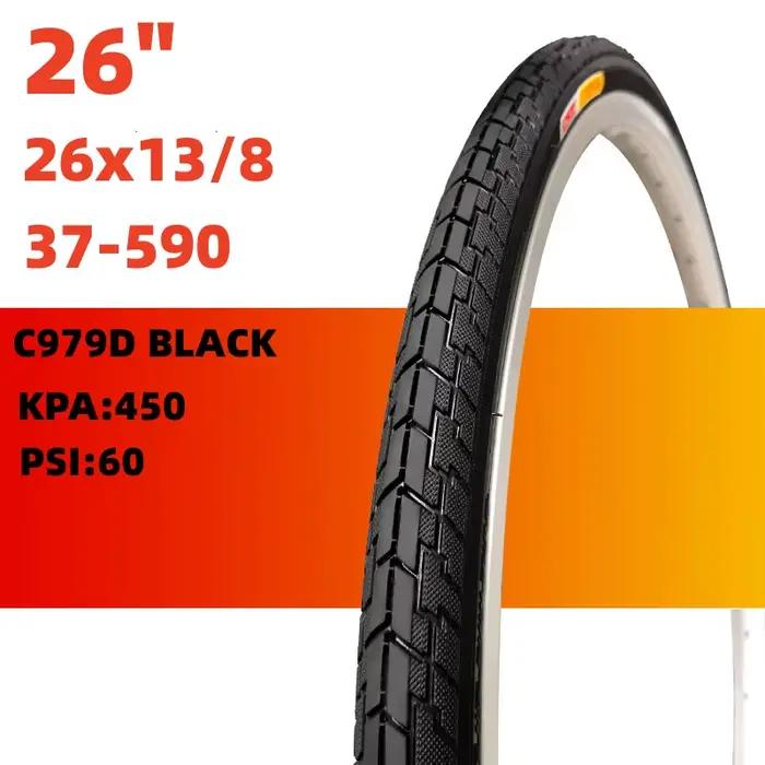 Pneu de vélo de route urbaine 26x3/8 (37-590), 26 pouces