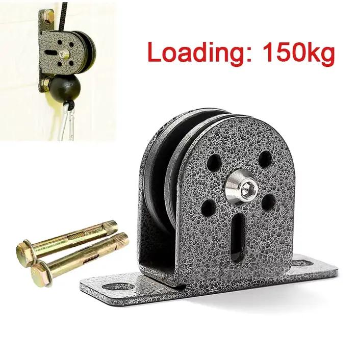 Bloc de poulie à roulement silencieux pour Fitness, corde de levage pivotante en acier inoxydable, r