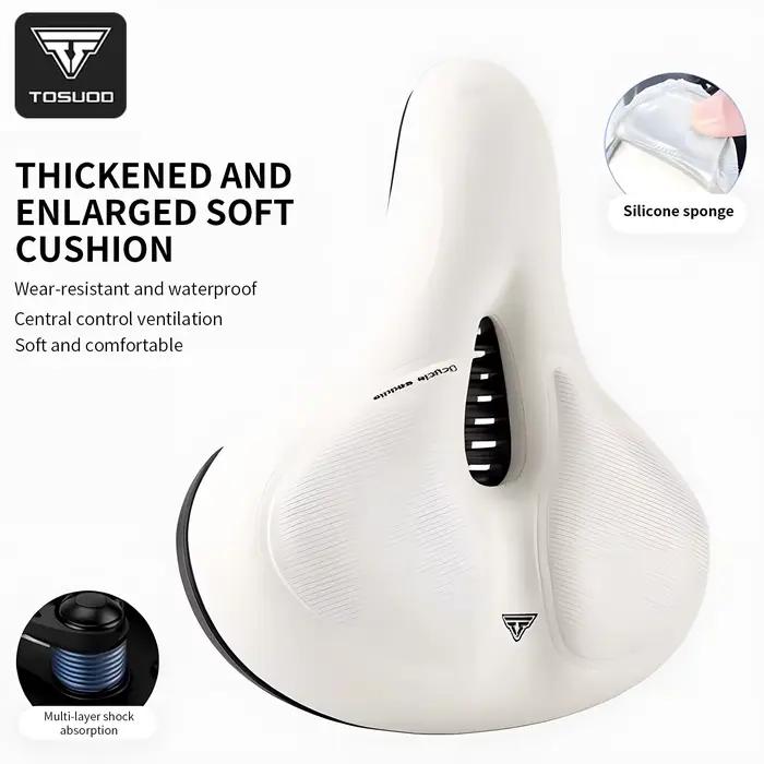 TOSUOD – selle de vélo imperméable, respirante, douce et confortable, pour VTT, vélo de route, outil