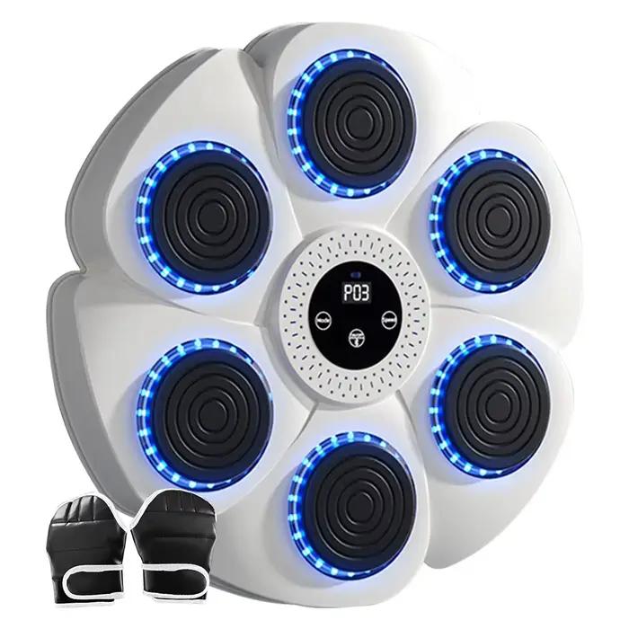 Machine de boxe musicale intelligente Bluetooth, gants d'entraînement de boxe, sac de boxe, équipeme