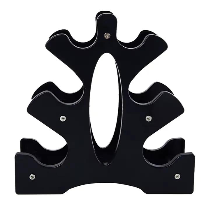 〔E〕Support de rangement pour haltères à 3 niveaux, support de rangement multi-niveaux pour haltères