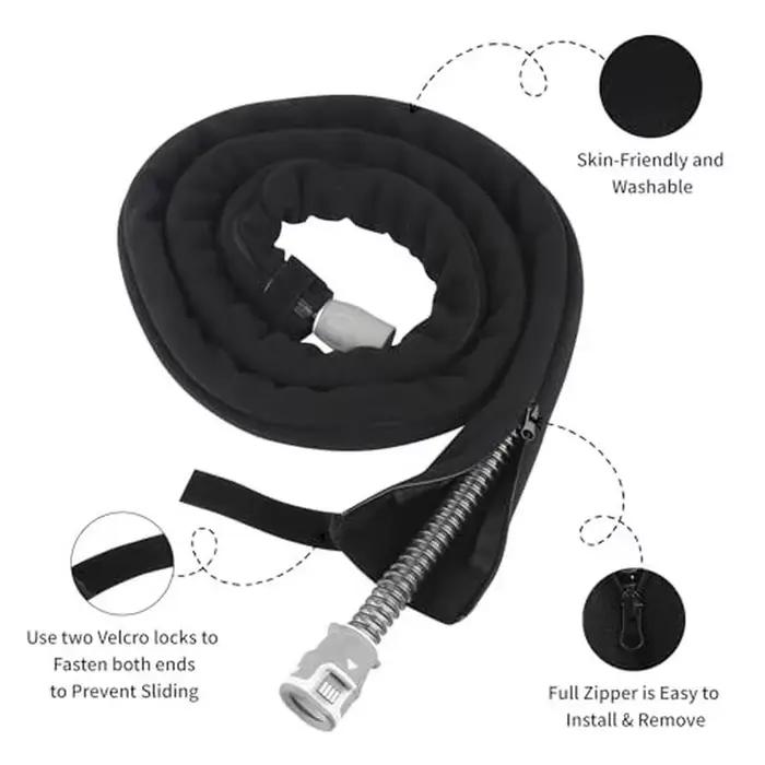 CPAP= Housse de protection pour tuyau ResMed AirSense 10 et 11, réduction du bruit et contrôle de la
