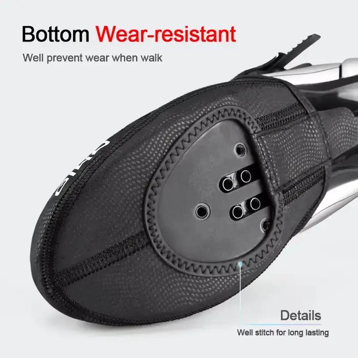 GIYO couvre-chaussures imperméables anti-dérapant chaud protecteur réfléchissant demi-orteil couvre-