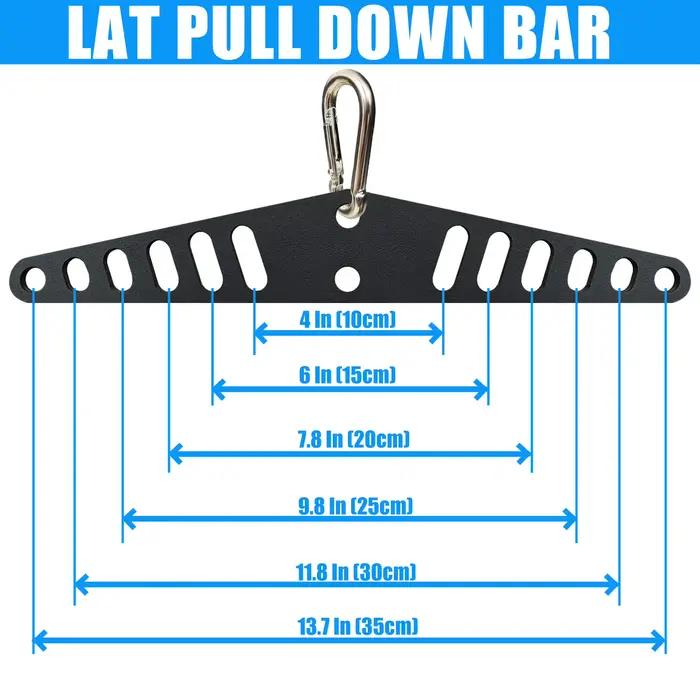 Barre de descente multi-grip LAT rib pour salle de sport à domicile, plaque d'épandage de fitness, a