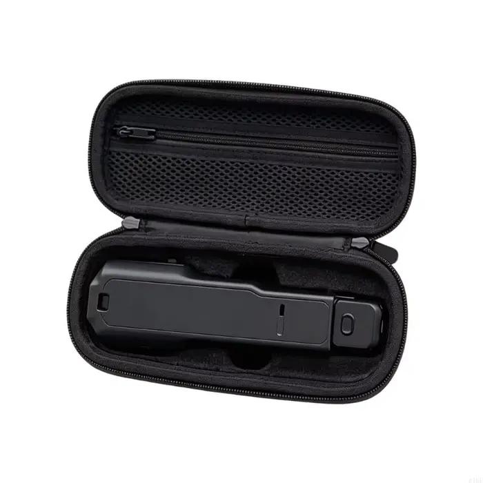 Étui pour appareil photo avec coque rigide, poche intérieure poignée latérale pour transport quotidi