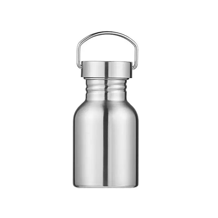 Bouteille de sport et de Fitness en acier inoxydable, bouteille d'eau pour vélo, flacon métallique i