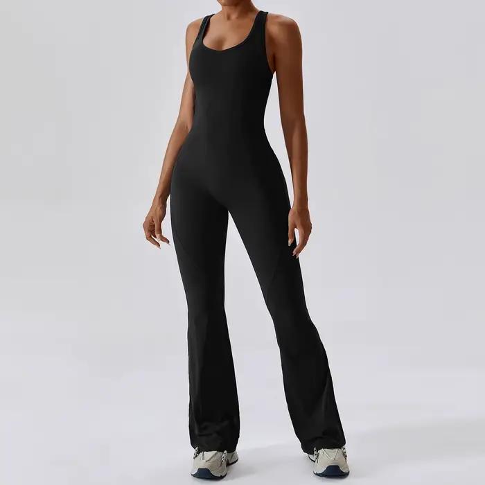 Ensemble de gymnastique femmes formation Yoga costume vêtements de sport femmes 1 pièces combinaison
