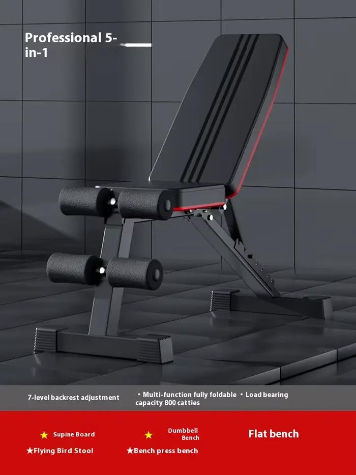 Banc d'haltères équipement de Fitness à domicile intérieur multifonctionnel prêtre plat chaise de Fi